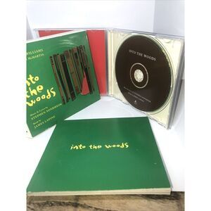 Into The Woods Original Cast Recording by Stephen Sondheim CD & Lyric Book  2pc